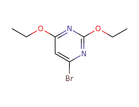 Molecular Structure of 64188-82-5 (Pyrimidine, 4-bromo-2,6-diethoxy-)