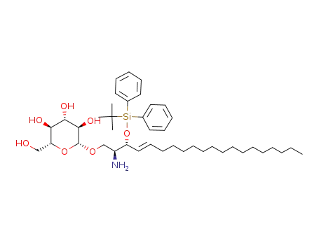 (2S,3R,4E)-1-O-(β-D-Glucopyranosyl)-3-O-(tert-butyldiphenylsilyl)-4-icosasphingenine