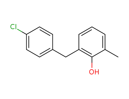 Molecular Structure of 6279-18-1 (2-(4-chlorobenzyl)-6-methylphenol)