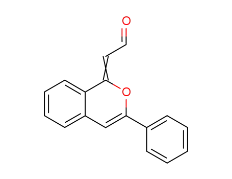 Acetaldehyde, (3-phenyl-1H-2-benzopyran-1-ylidene)-