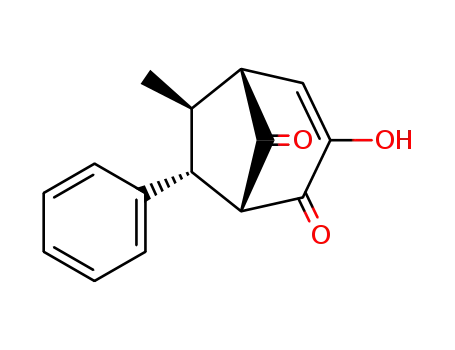 Bicyclo[3.2.1]oct-3-ene-2,8-dione, 3-hydroxy-6-methyl-7-phenyl-,
(6-exo,7-endo)-