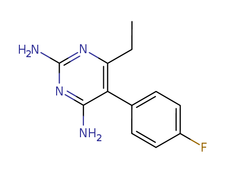 2,4-Pyrimidinediamine, 6-ethyl-5-(4-fluorophenyl)-