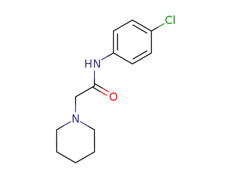 N-(p-Chlorophenyl)-alpha-piperidinoacetamide