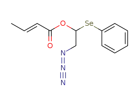 2-azido-1-(phenylseleno)ethyl crotonate