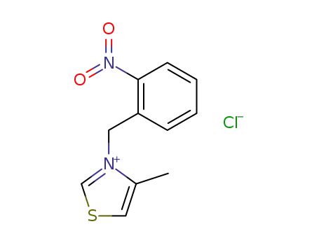 4-methyl-3-(2-nitro-benzyl)-thiazolium; chloride