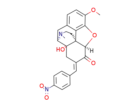 (E)-(5R,9R,13S,14S)-(+)-4,5α-Epoxy-14-hydroxy-3-methoxy-17-methyl-7-(4-nitrobenzyliden)-morphinan-6-on