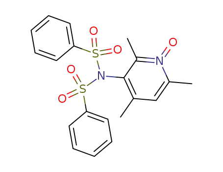 bis-benzenesulfonyl-(2,4,6-trimethyl-1-oxy-[3]pyridyl)-amine