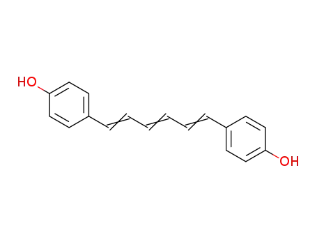 Molecular Structure of 89510-70-3 (Phenol, 4,4'-(1,3,5-hexatriene-1,6-diyl)bis-, (E,E,E)-)