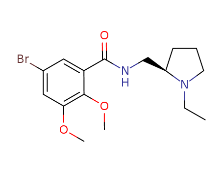 Benzamide,5-bromo-N-[(1-ethyl-2-pyrrolidinyl)methyl]-2,3-dimethoxy-