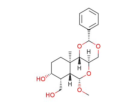 (1R,2S,4R,7R,9S,10R,11R,12R)-11-hydroxymethyl-9-methoxy-1-methyl-4-phenyl-3,5,8-trioxatricyclo<8.7.0.0<sup>2,7</sup>>-tetradecan-12-ol