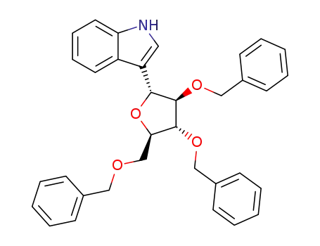 3-(2,3,5-tri-O-benzyl-α-D-arabinofuranosyl)indole