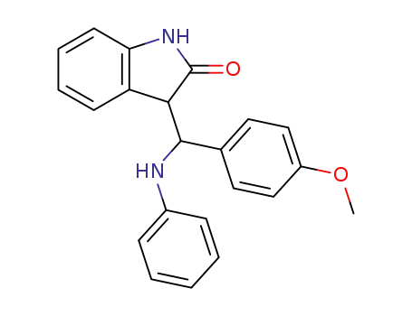 3-[(4-Methoxy-phenyl)-phenylamino-methyl]-1,3-dihydro-indol-2-one