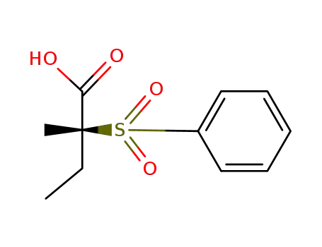 Butanoic acid, 2-methyl-2-(phenylsulfonyl)-