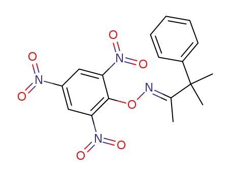 Molecular Structure of 80606-26-4 (3-Methyl-3-phenyl-2-butanonoxim-pikrat)