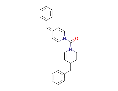 Molecular Structure of 75665-43-9 (bis(4-benzylidenepyridin-1(4H)-yl)methanone)