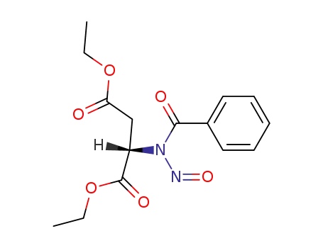 N-Nitroso-N-benzoyl-L-asparaginsaeure-diethylester
