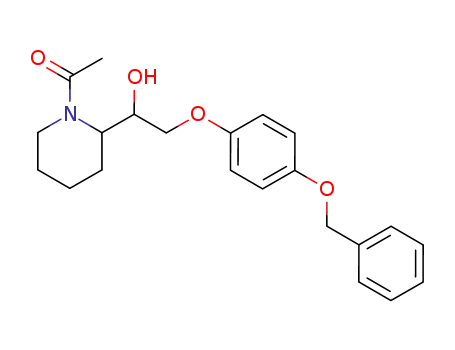 1-{2-[2-(4-Benzyloxy-phenoxy)-1-hydroxy-ethyl]-piperidin-1-yl}-ethanone