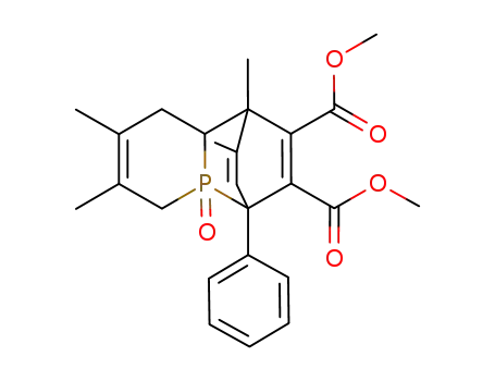 4,5,8,12-Tetramethyl-2-oxo-1-phenyl-2λ<sup>5</sup>-phospha-tricyclo[6.2.2.0<sup>2,7</sup>]dodeca-4,9,11-triene-9,10-dicarboxylic acid dimethyl ester