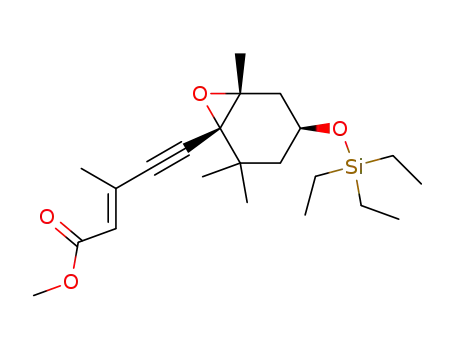 (1'R,2'R,4'S,2E)-5-<1',2'-epoxy-2',6',6'-trimethyl-4'-<(triethylsilyl)oxy>cyclohexyl>pent-2-en-4-incarbonsaeure-methylester