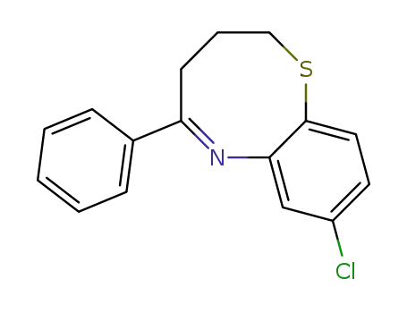 (5E)-8-Chloro-5-phenyl-3,4-dihydro-2H-1,6-benzothiazocine