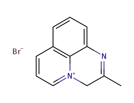2-methyl-3H-pyrido<1,2,3-de>quinoxalin-4-ium bromide