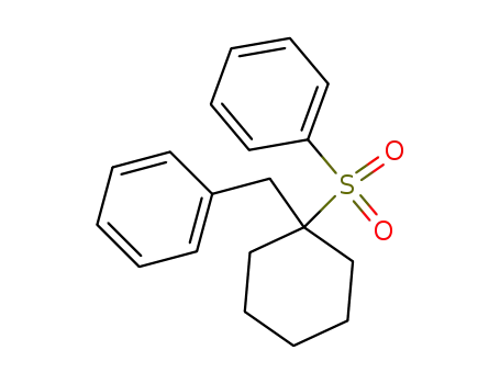 Molecular Structure of 112177-38-5 (Benzene, [[1-(phenylmethyl)cyclohexyl]sulfonyl]-)