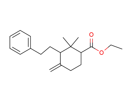 ethyl 3-(β-phenylethyl)-2,2-dimethyl-4-methylenecyclohexancarboxylate