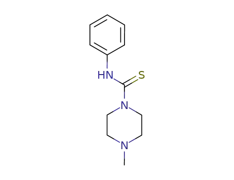 Molecular Structure of 6336-69-2 (4-methyl-N-phenylpiperazine-1-carbothioamide)
