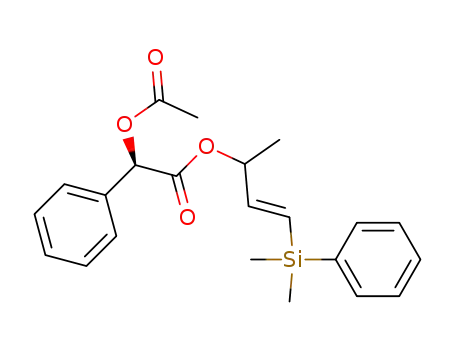 3-(1-dimethylphenylsilyl-1-butene) (2R)-2-O-acetyl-2-phenylacetate