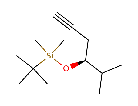 Silane,
(1,1-dimethylethyl)dimethyl[[(1S)-1-(1-methylethyl)-3-butynyl]oxy]-