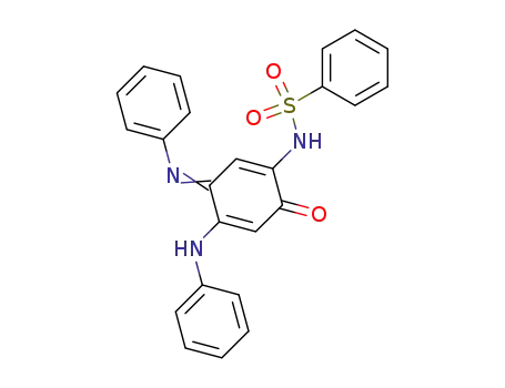 N-phenyl-2-benzenesulfonamido-5-phenylamino-1,4-benzoquinone 4-imine