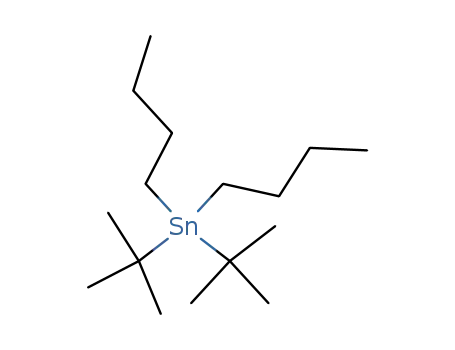 Molecular Structure of 30191-50-5 ((C<sub>4</sub>H<sub>9</sub>)2Sn(tert-C<sub>4</sub>H<sub>9</sub>)2)
