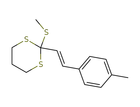 2-Methylsulfanyl-2-((E)-2-p-tolyl-vinyl)-[1,3]dithiane