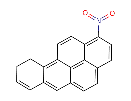 Molecular Structure of 132929-89-6 (1-nitro-9,10-dihydrobenzo[pqr]tetraphene)
