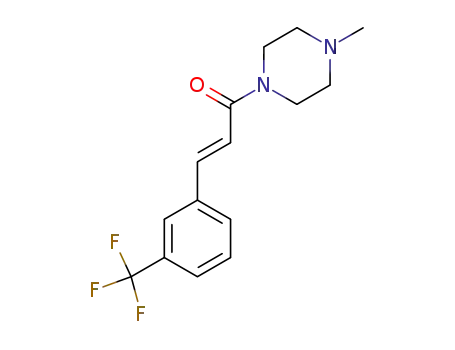 4-Methyl-1-(m-(trifluoromethyl)cinnamoyl)piperazine