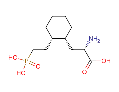 Cyclohexanepropanoic acid, alpha-amino-2-(2-phosphonoethyl)-, (1R-(1-alpha(S*),2-alpha))-