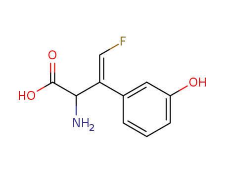 Molecular Structure of 99630-95-2 (β-[(E)-Fluoromethylene]-3-hydroxyphenylalanine)