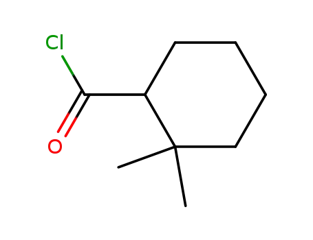 Molecular Structure of 97234-96-3 (Cyclohexanecarbonyl chloride, 2,2-dimethyl- (9CI))
