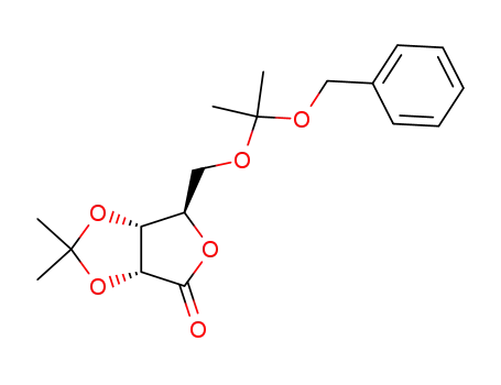 (3aR,6R,6aR)-6-(1-Benzyloxy-1-methyl-ethoxymethyl)-2,2-dimethyl-dihydro-furo[3,4-d][1,3]dioxol-4-one