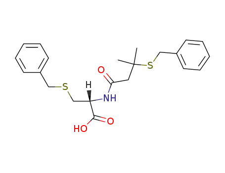 (R)-3-Benzylsulfanyl-2-(3-benzylsulfanyl-3-methyl-butyrylamino)-propionic acid