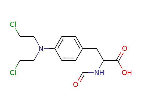 Phenylalanine,4-[bis(2-chloroethyl)amino]-N-formyl-