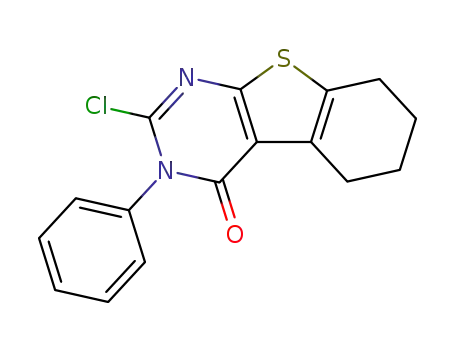 2-Chloro-3-phenyl-5,6,7,8-tetrahydro-3H-benzo[4,5]thieno[2,3-d]pyrimidin-4-one