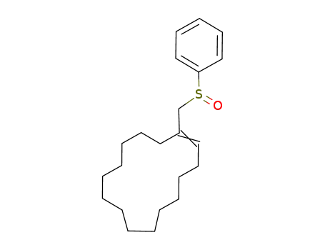 1-(phenylsulphinylmethyl)cyclopentadecene