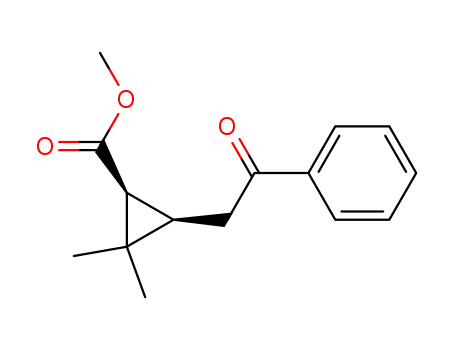 methyl 2,2-dimethyl-3-(2-oxo-2-phenylethyl) cyclopropane-cis-1-carboxylate