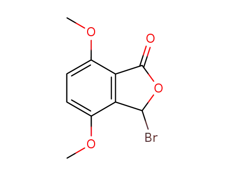 Molecular Structure of 89449-77-4 (1(3H)-Isobenzofuranone, 3-bromo-4,7-dimethoxy-)