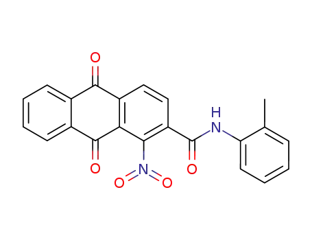 1-Nitro-9,10-dioxo-9,10-dihydro-anthracene-2-carboxylic acid o-tolylamide