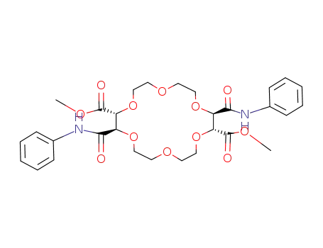 (2R,3R,11R,12R)-3,12-Bis-phenylcarbamoyl-1,4,7,10,13,16-hexaoxa-cyclooctadecane-2,11-dicarboxylic acid dimethyl ester