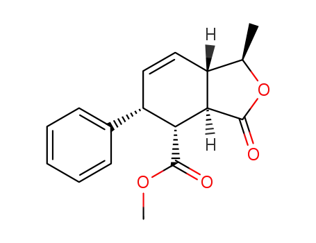 1,3,3a,4,5,7a-hexahydro-1-methyl-3-oxo-5-phenylisobenzofuran-4-carboxylic acid methyl ester