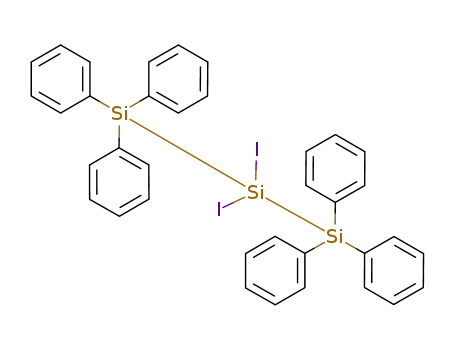 Molecular Structure of 139599-26-1 (Trisilane, 2,2-diiodo-1,1,1,3,3,3-hexaphenyl-)