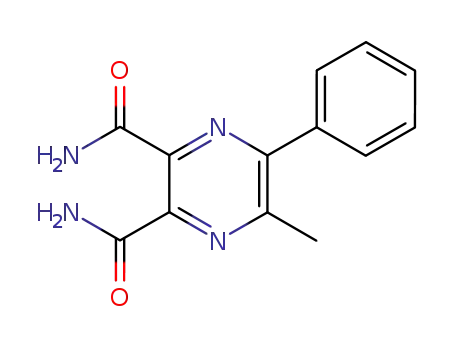 5-Methyl-6-phenyl-pyrazine-2,3-dicarboxylic acid diamide